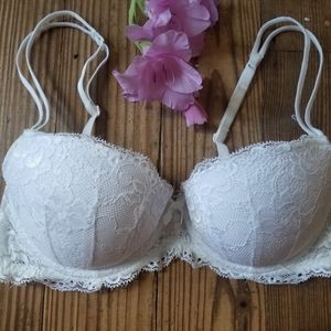 White 34C Candie's Brand Bra